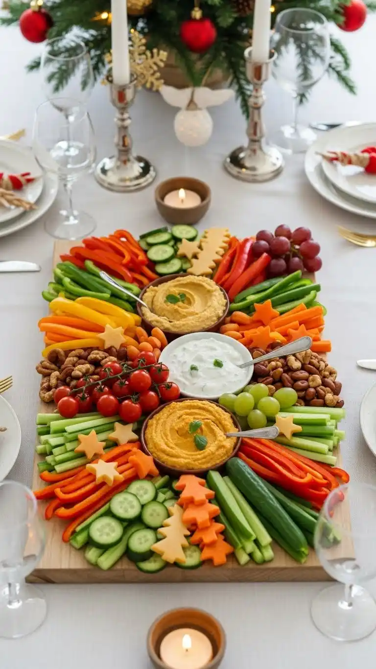 4. Veggie Lover’s Christmas Board