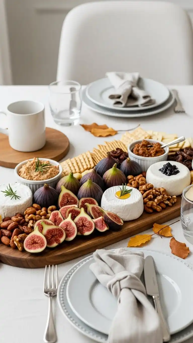 6. Sweet and Savory Fig Fall Charcuterie Board Ideas