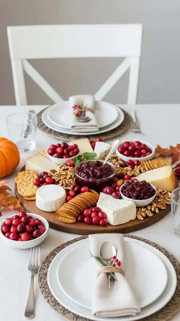 8. Cranberry Inspired Fall Charcuterie Board Ideas