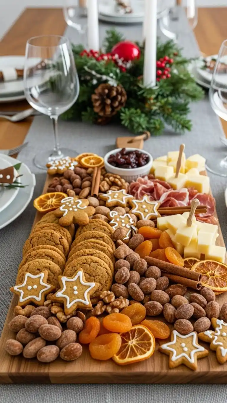 8. Gingerbread-Themed Board