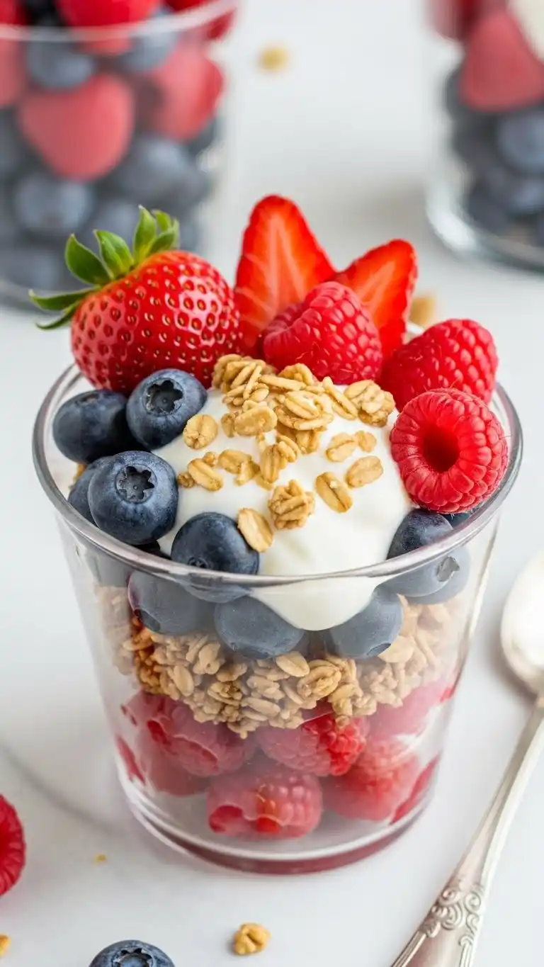 8. Sweet Berry Charcuterie Cup