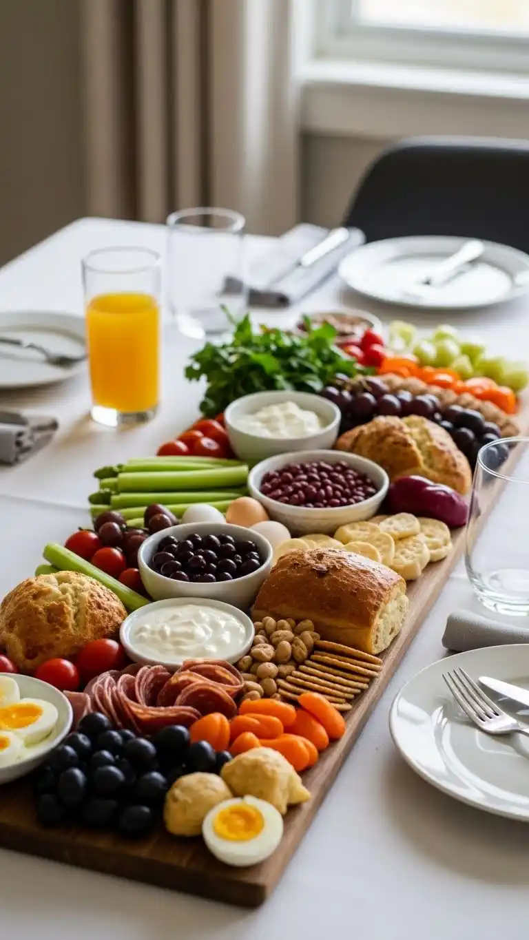 8. Vegetarian Breakfast Charcuterie Board Ideas