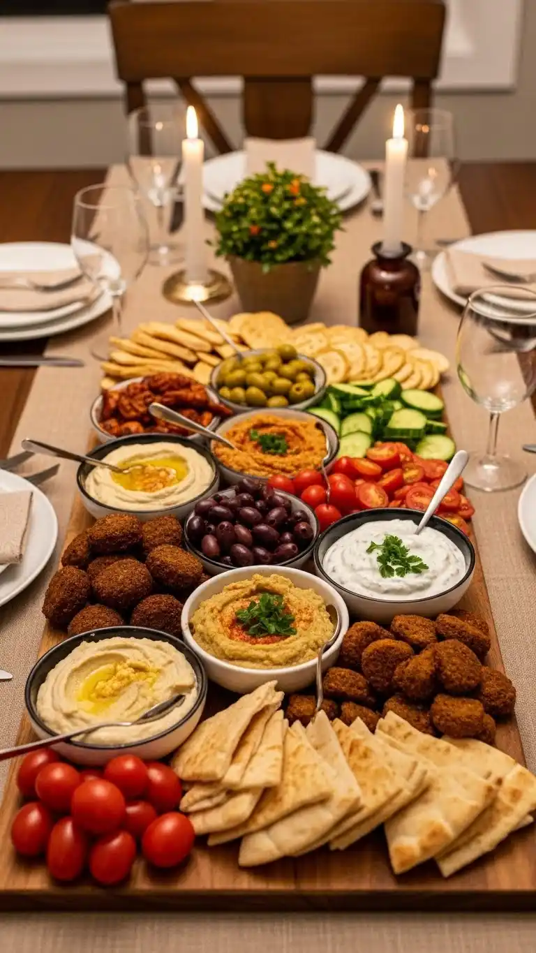9. Middle Eastern Mezze Board