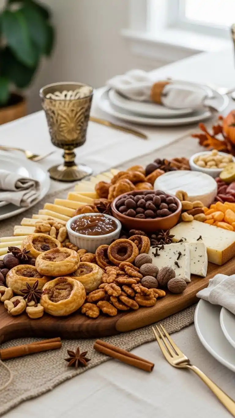 9. Warm Spice Snack Fall Charcuterie Board Ideas