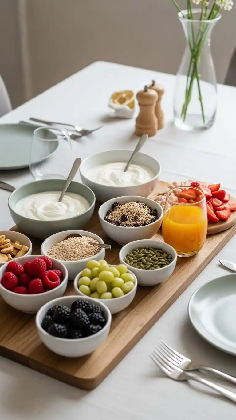 9. Yogurt-Based Breakfast Charcuterie Board Ideas