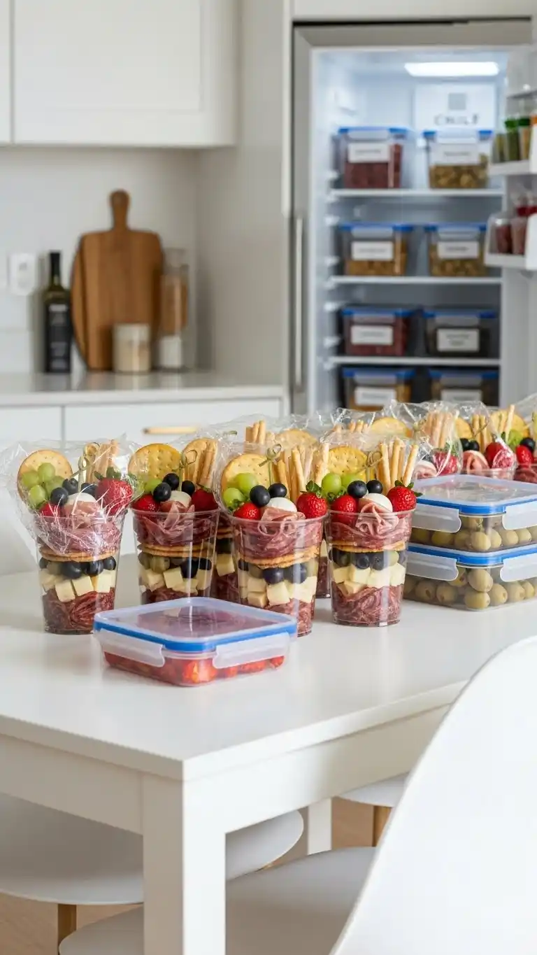 Storing and Serving Charcuterie Cups for Maximum Freshness