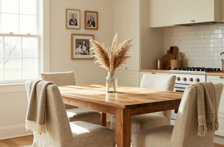 11 Farmhouse Kitchen Table Ideas for Women Over 40: Cozy + Prairie Modern