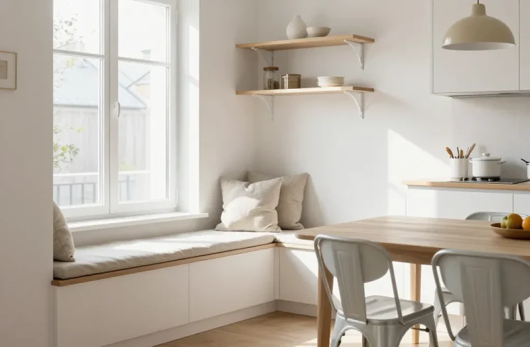 13 Scandinavian Kitchen Corner Ideas for Small Spaces: Tiny-Space Charm