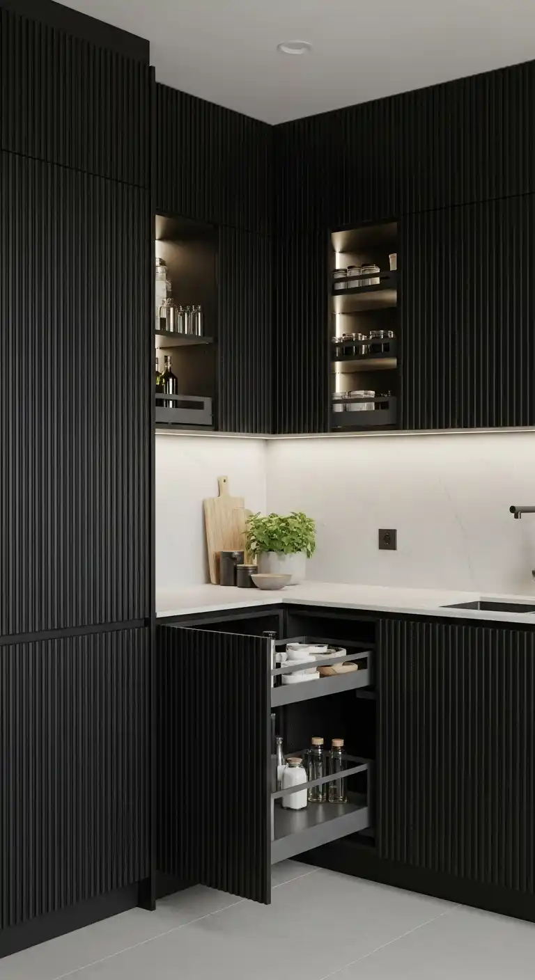 12. Corner Storage Solutions
