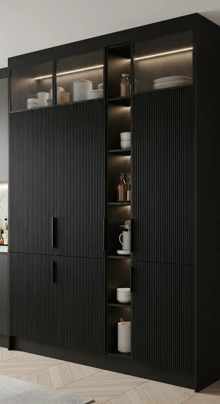 18. Floor-to-Ceiling Cabinet Design
