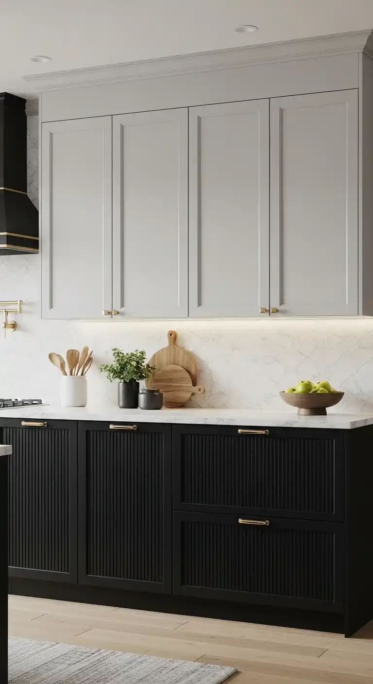 5. Two-Tone Cabinets