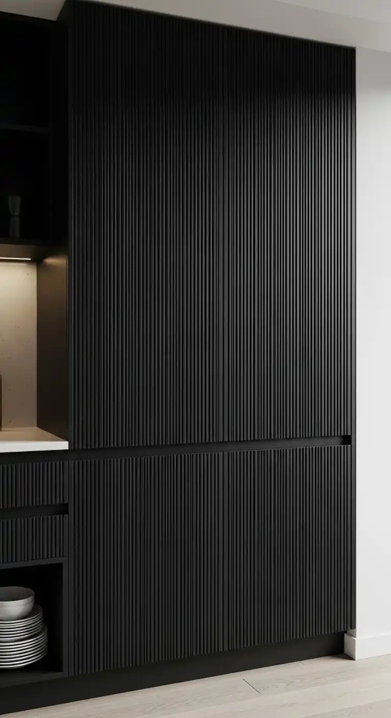 Choosing the Right Materials for Black Fluted Kitchen Cabinets