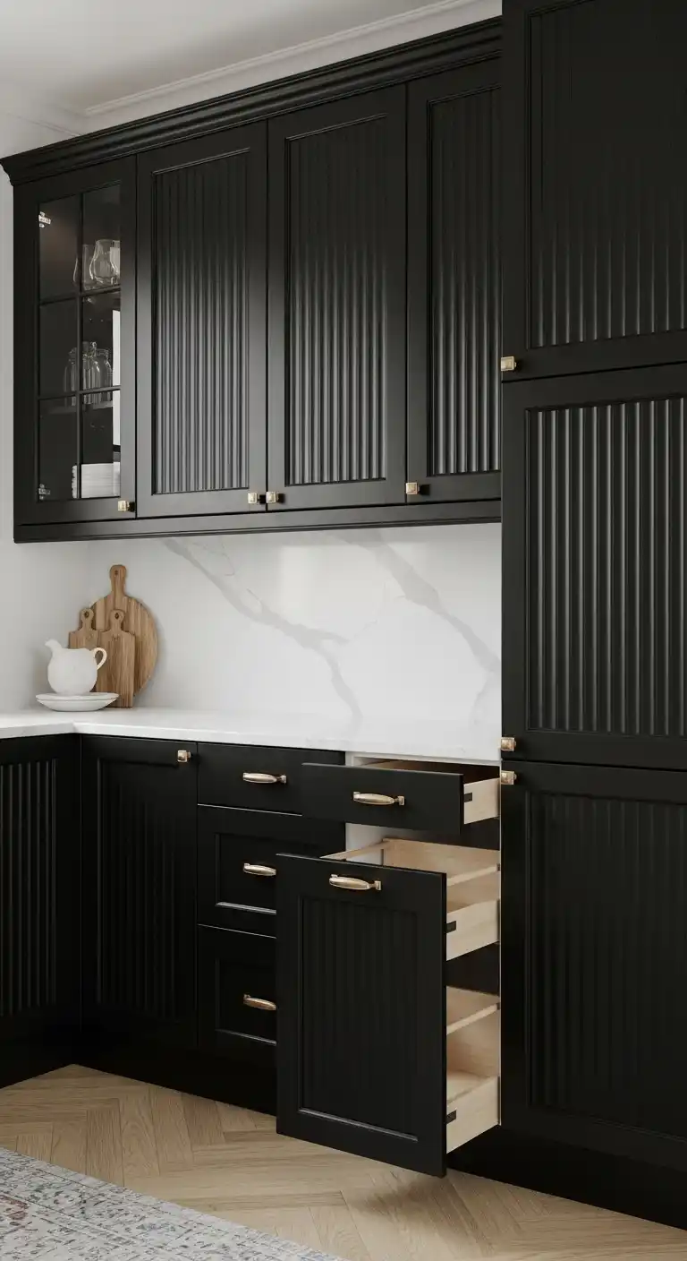 Cost Considerations for Black Fluted Kitchen Cabinets