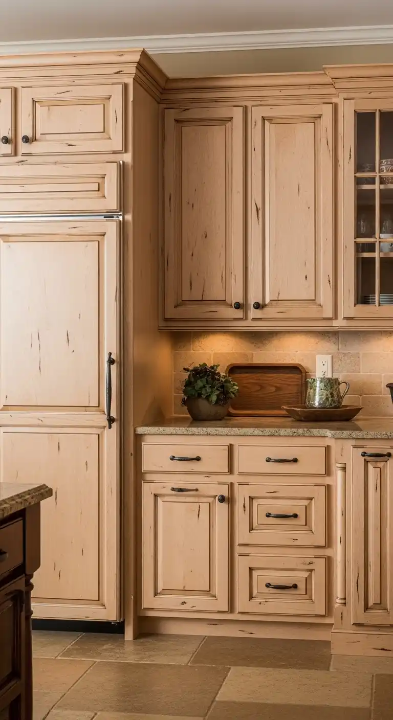 11. Distressed Maple Cabinets