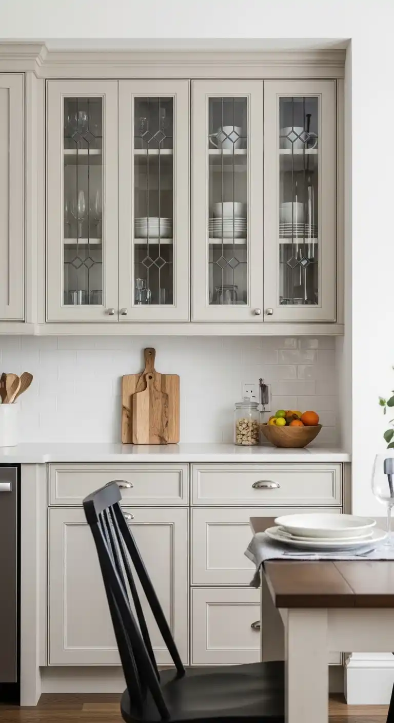 11. Glass Inserts and Mullion Doors for Elegant Details
