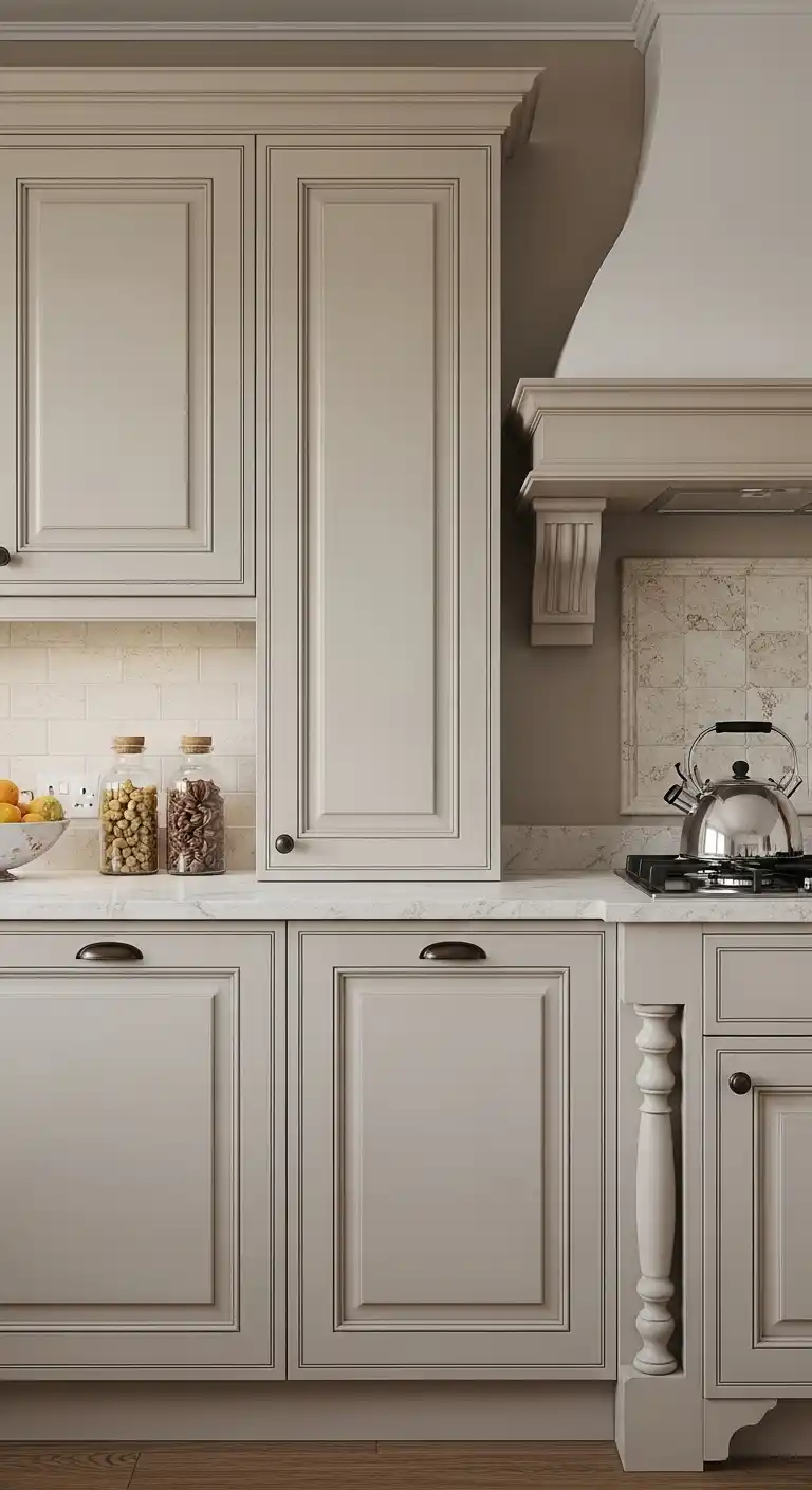 12. Raised Panel Cabinets with Minimal Ornamentation
