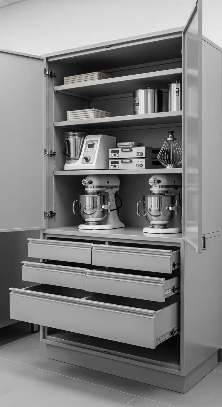 13. Cabinets for Heavy Equipment Storage