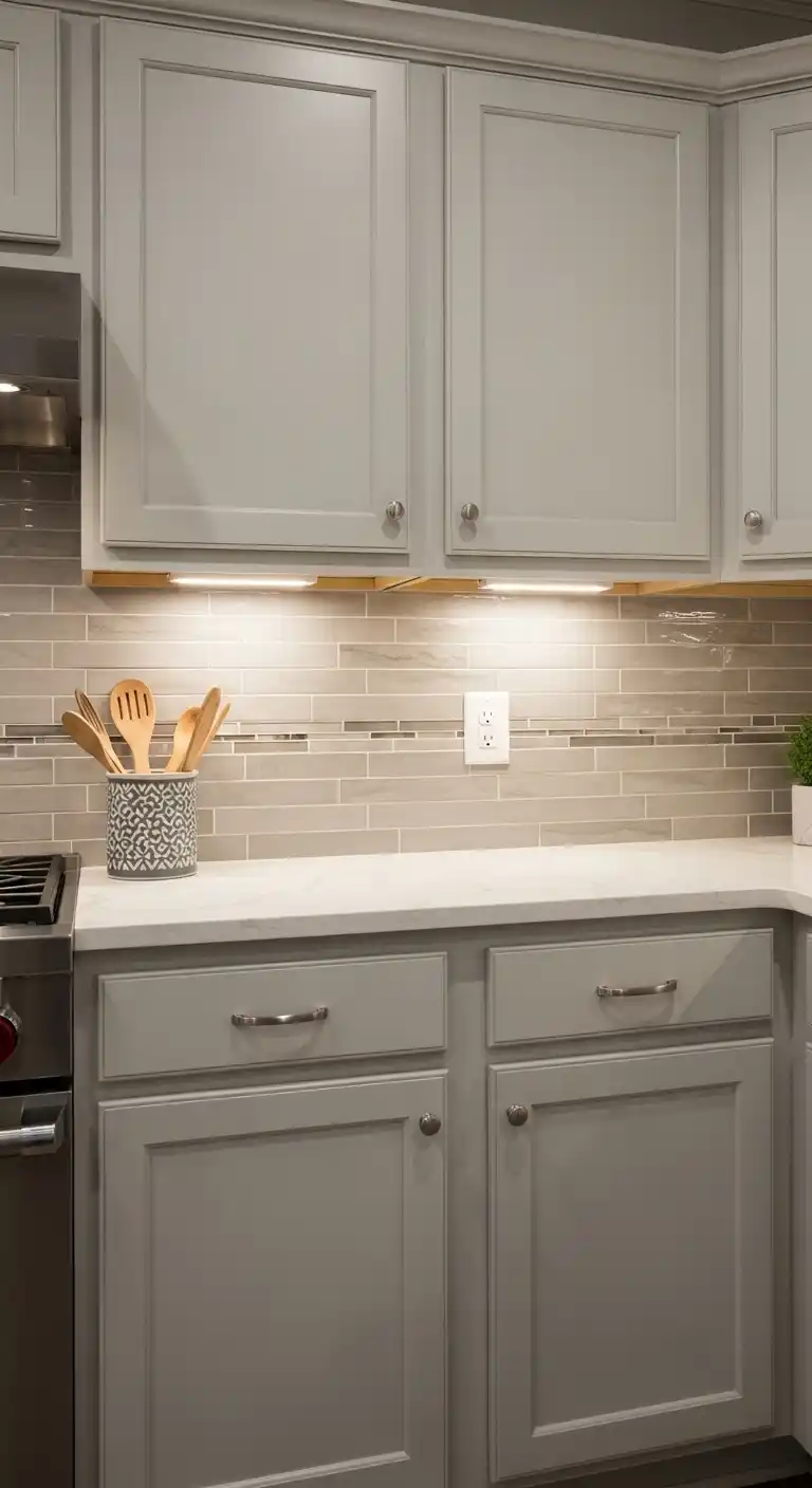 13. Under-Cabinet Lighting for Practical Elegance