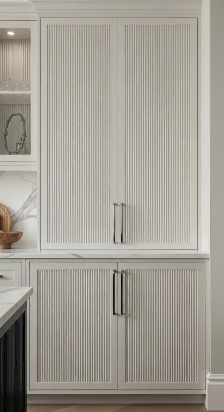 15. Textured Cabinet Panels