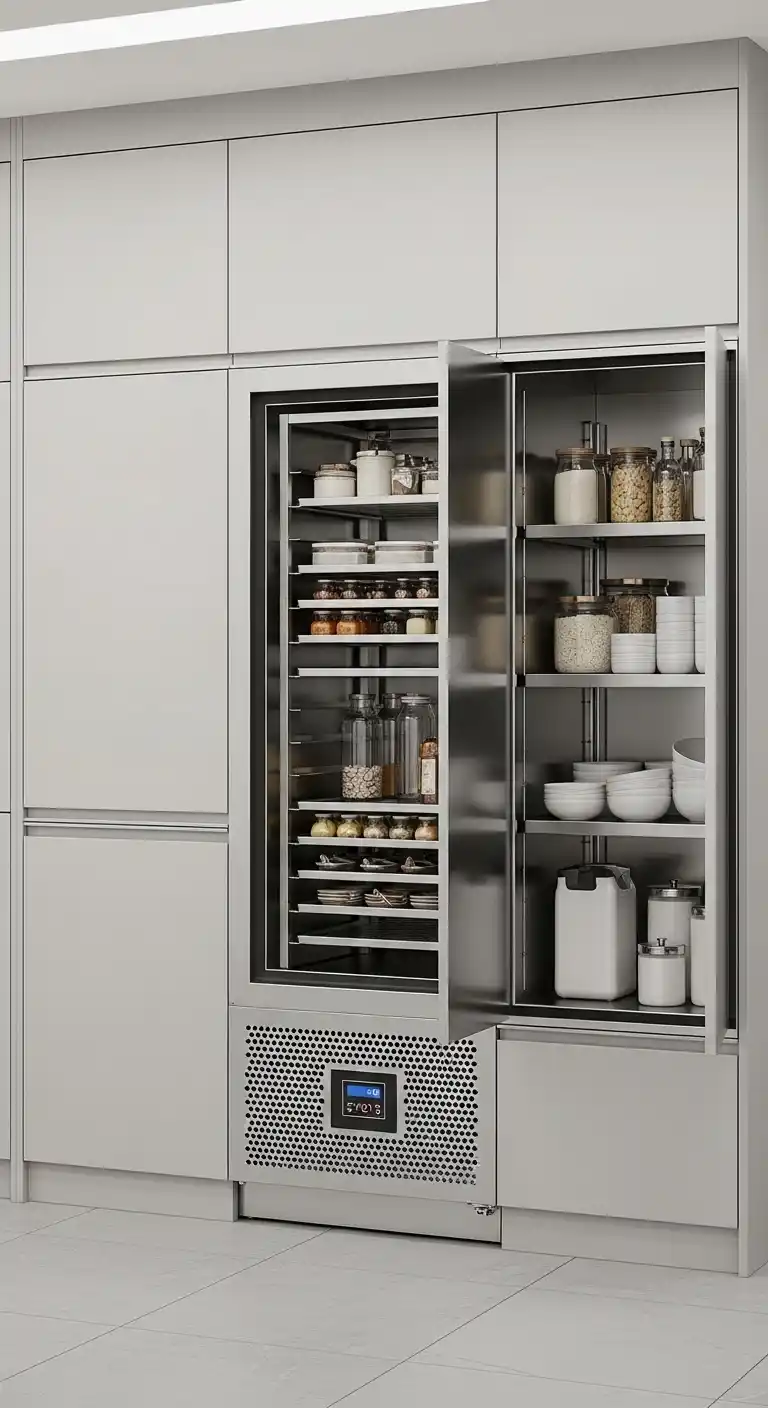 16. Cabinets for Cold and Dry Storage Integration