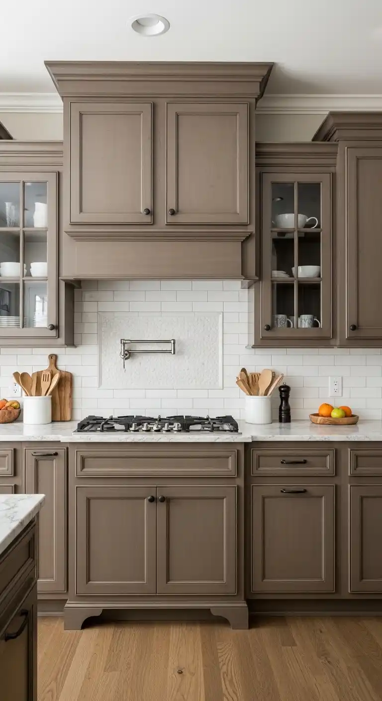 19. Custom Cabinets Reflecting Personal Heritage