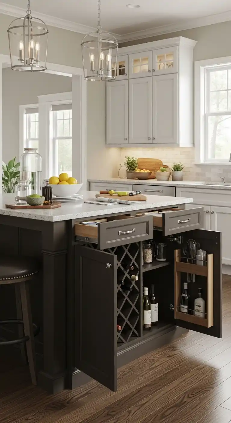 20. Cabinet Islands with Storage Versatility