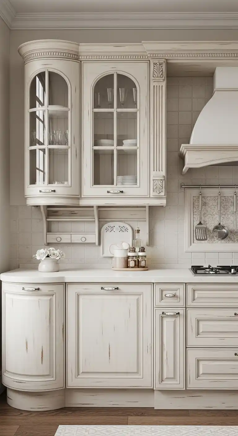 20. Cabinets with Curved or Arched Designs