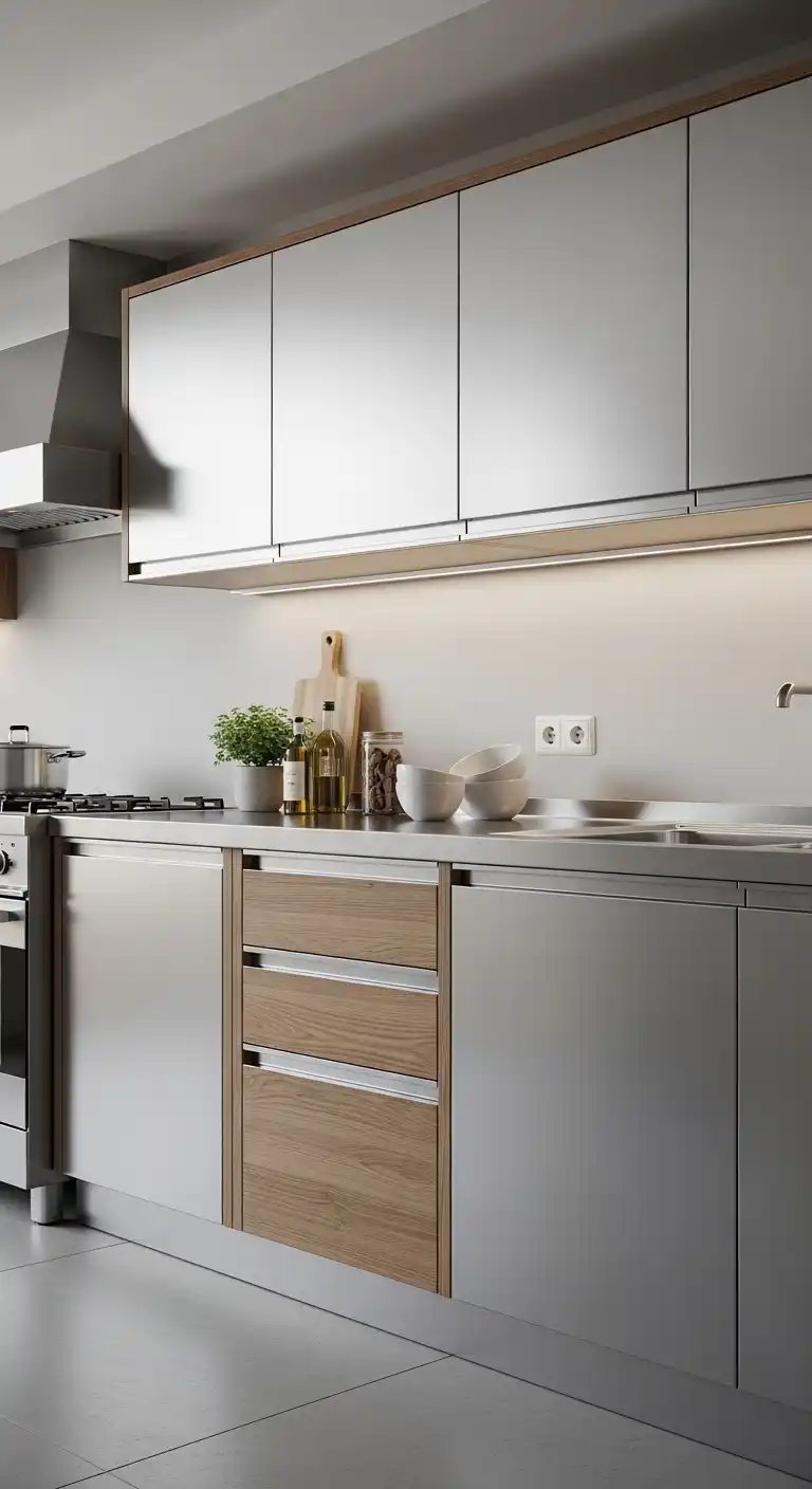 21. Cabinets Designed for Easy Cleaning