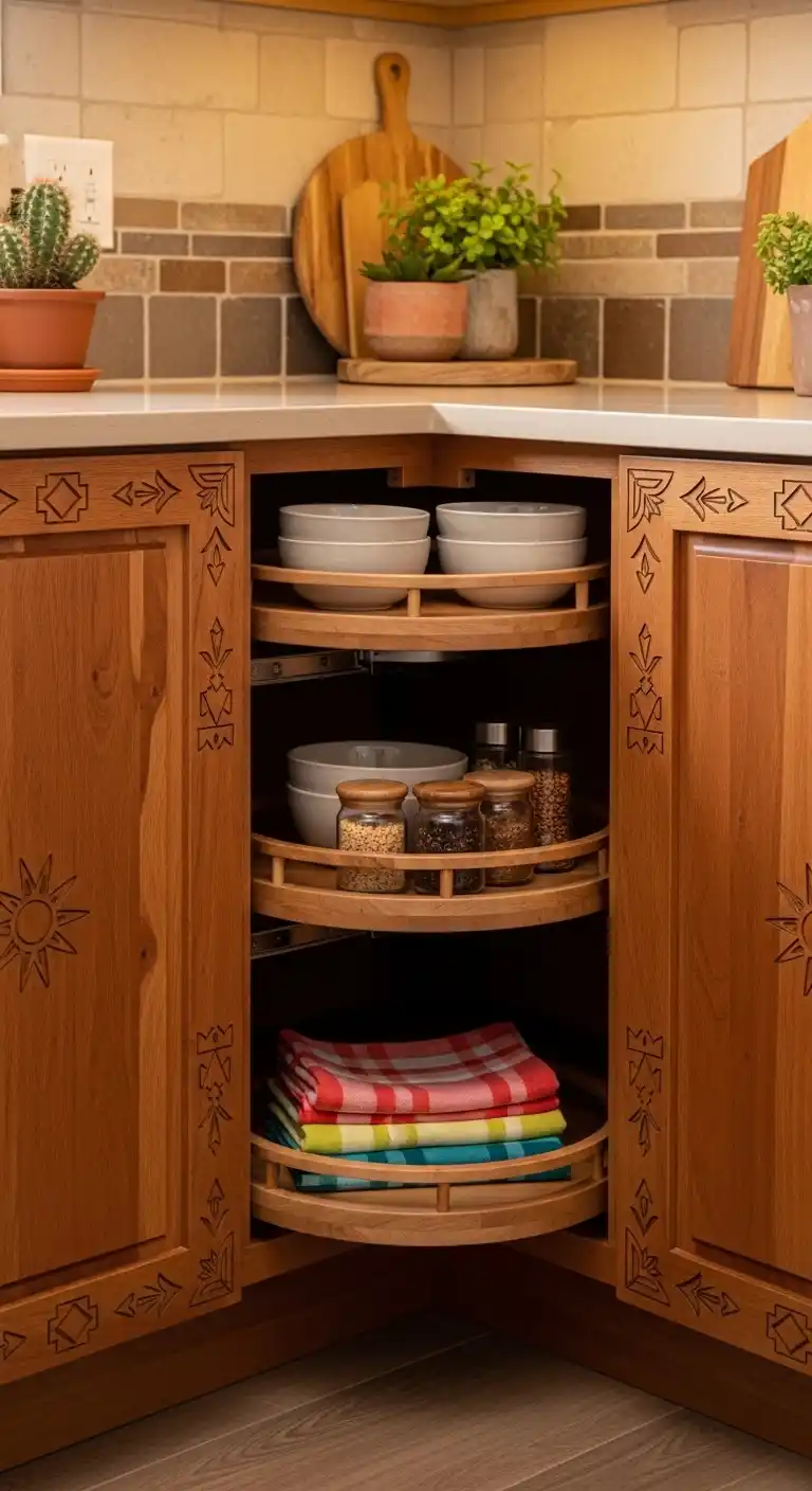 23. Compact Corner Cabinets