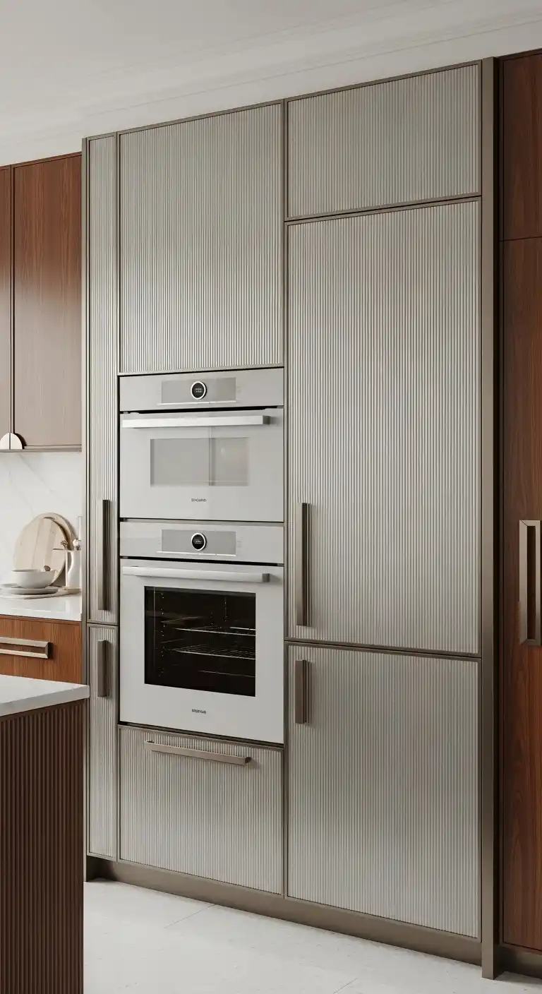 24. Integrated Appliances with Custom Panels