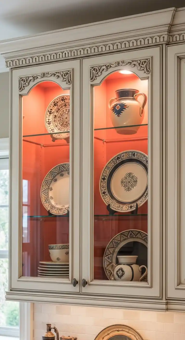 25. Upper Cabinet Display Niches