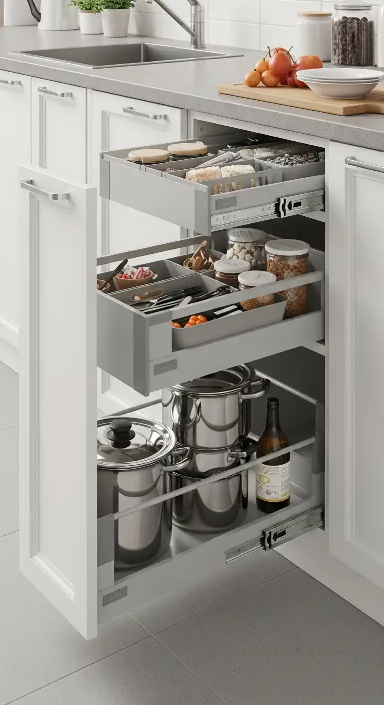 4. Heavy-Duty Drawers and Pull-Out Storage