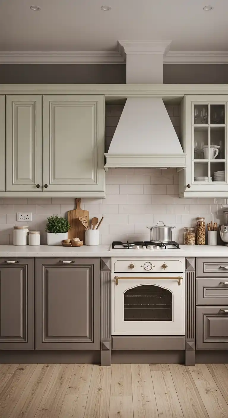 5. Two-Tone Cabinets for Visual Depth