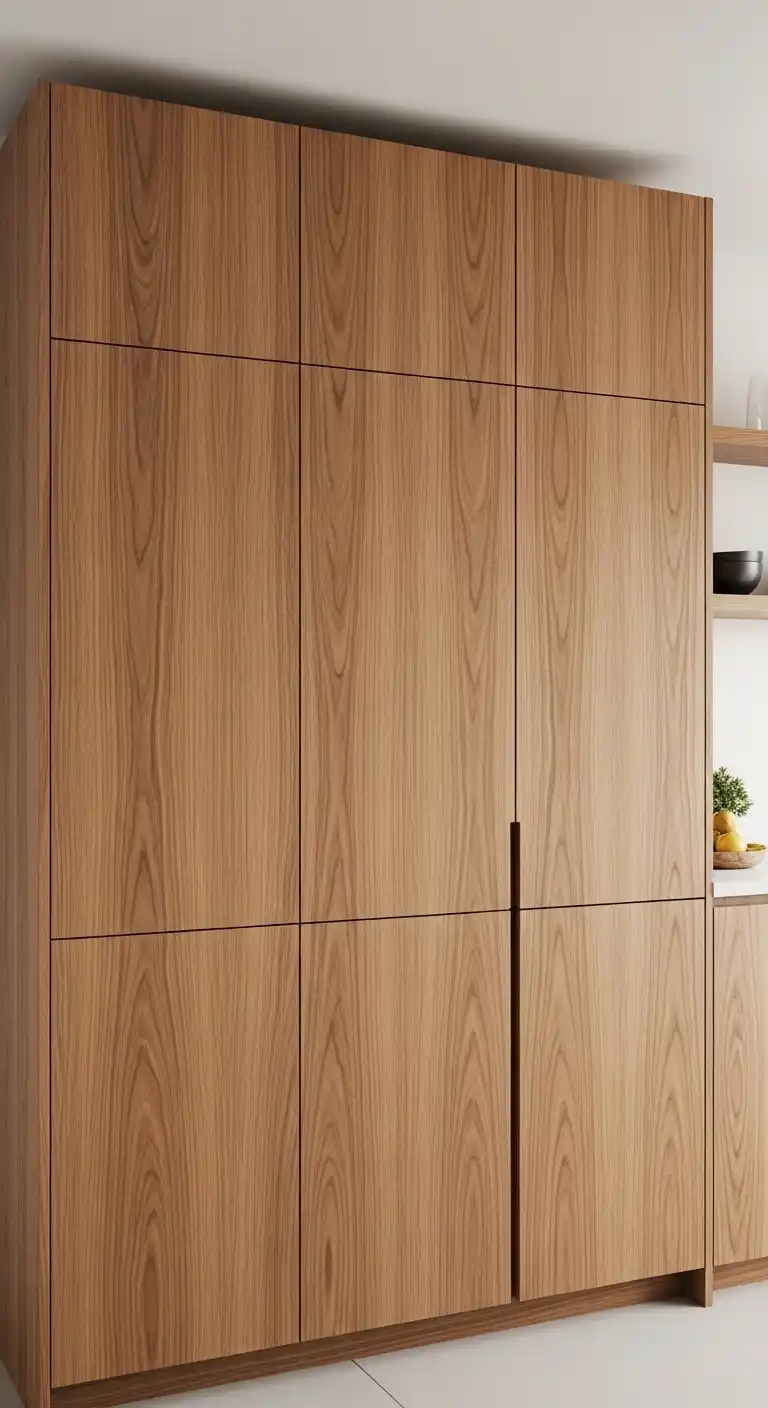 7. Vertical Wood Grain Cabinet Orientation