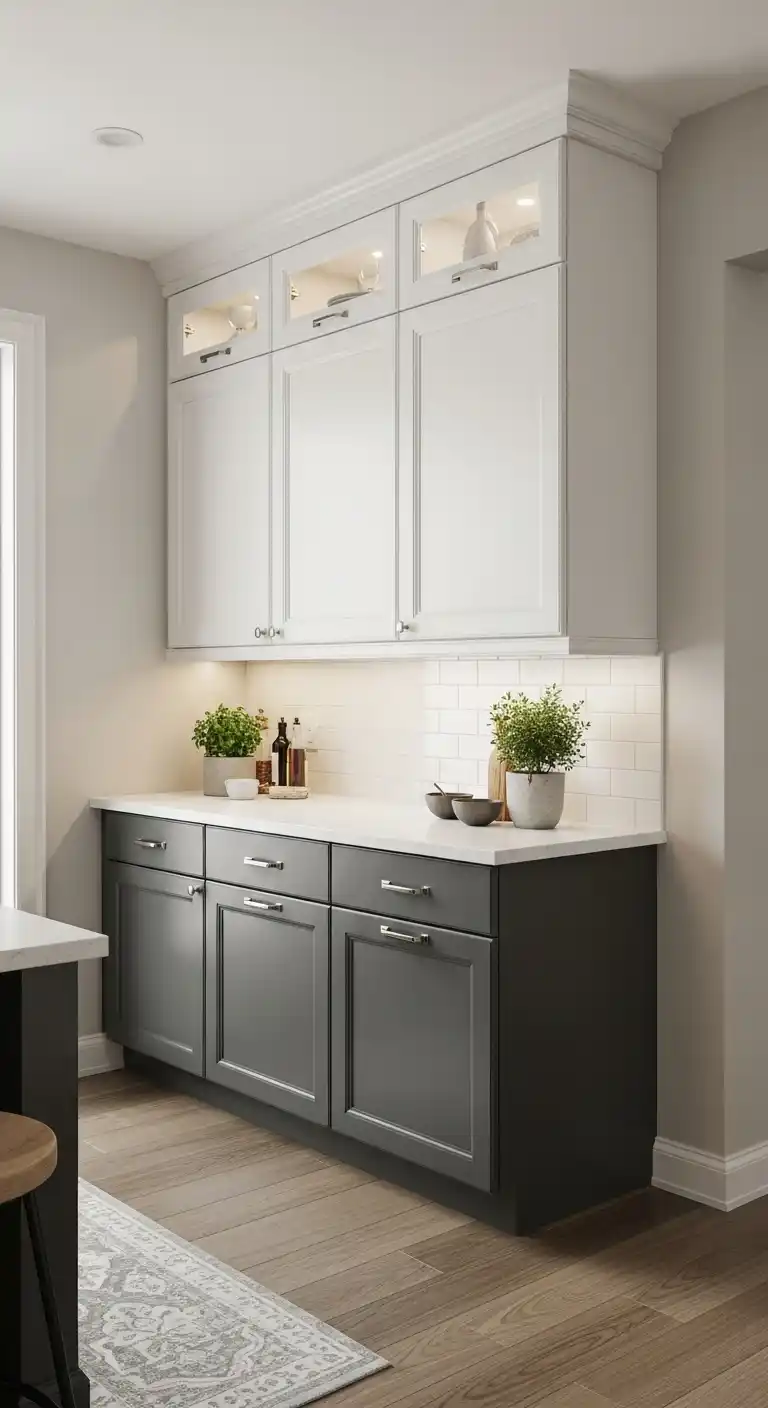 8. Floating Cabinets for Contemporary Flair