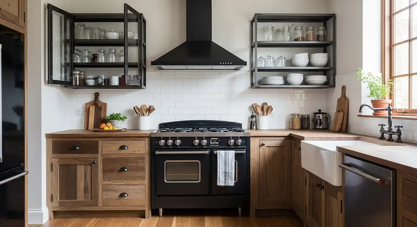 Industrial Kitchen Cabinets Ideas