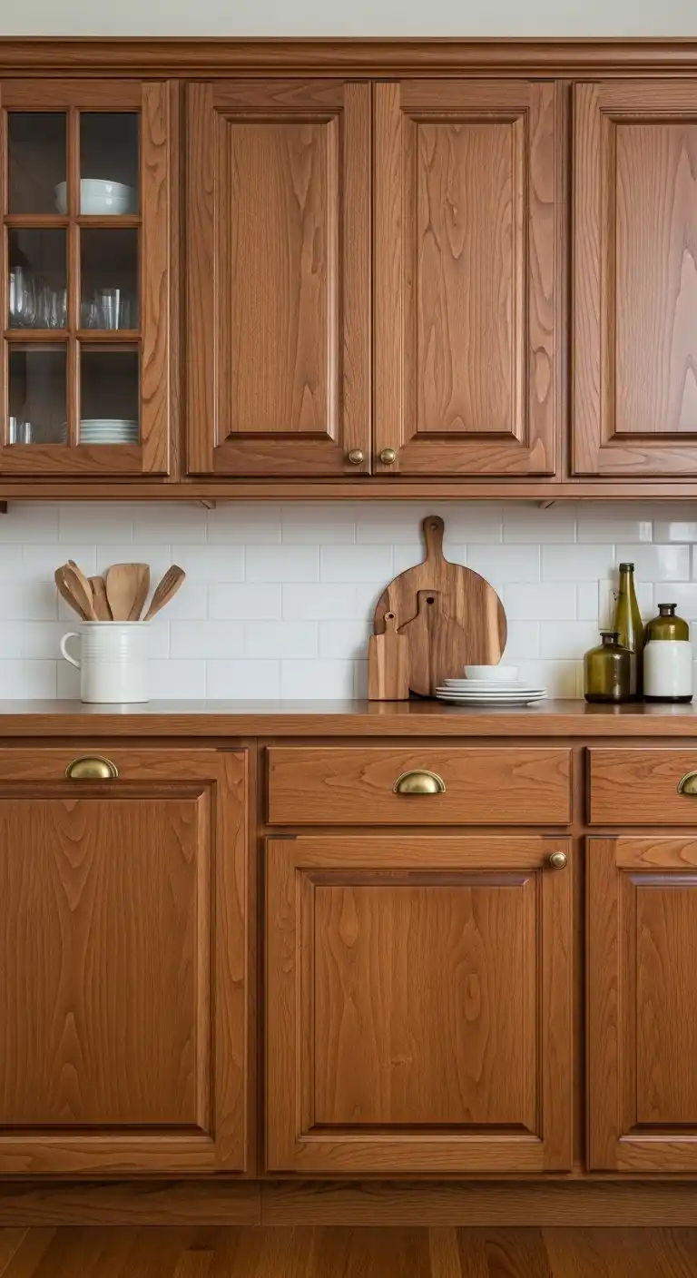 Materials and Finishes Used in Colonial Kitchen Cabinets