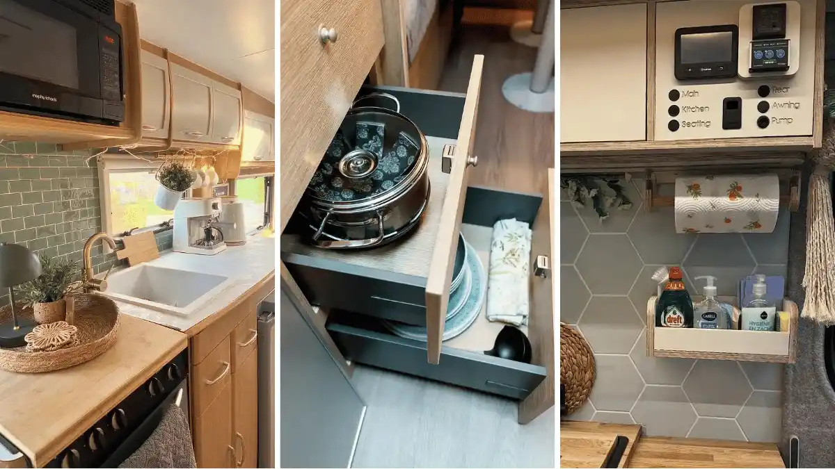 RV Kitchen Storage Ideas