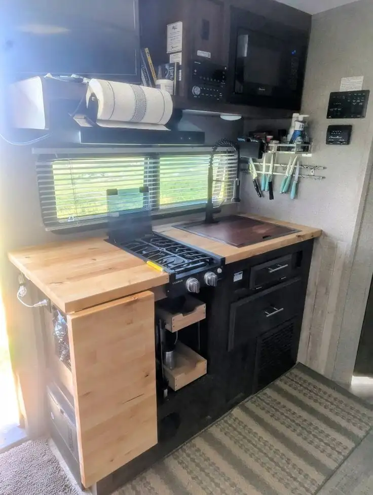 Pull Out a Hidden Drawer Beside the Sink Instead