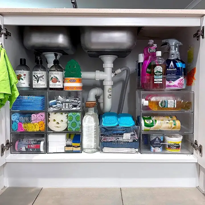 Line Up Pull Out Drawers for Every Cleaning Task