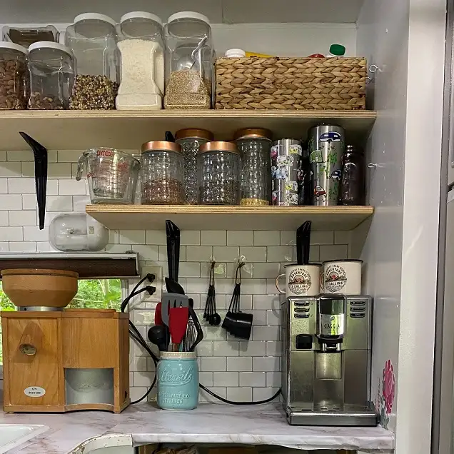 Give Every Dry Good Its Own Jar and a Fixed Shelf