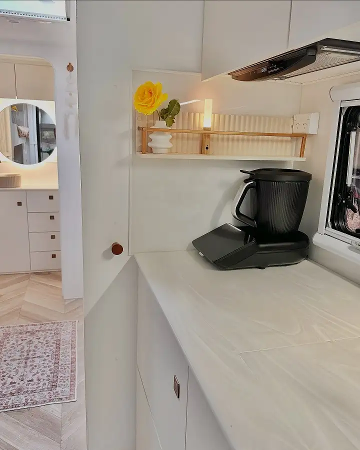 Tuck a Coffee Station Into the Dead Corner by the Window