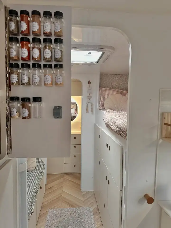 Mount a Spice Rack to the Back of a Cabinet Door