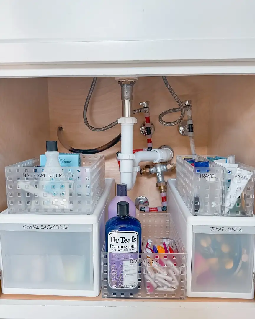 Zone Your Bins Around the Plumbing Instead of Fighting It