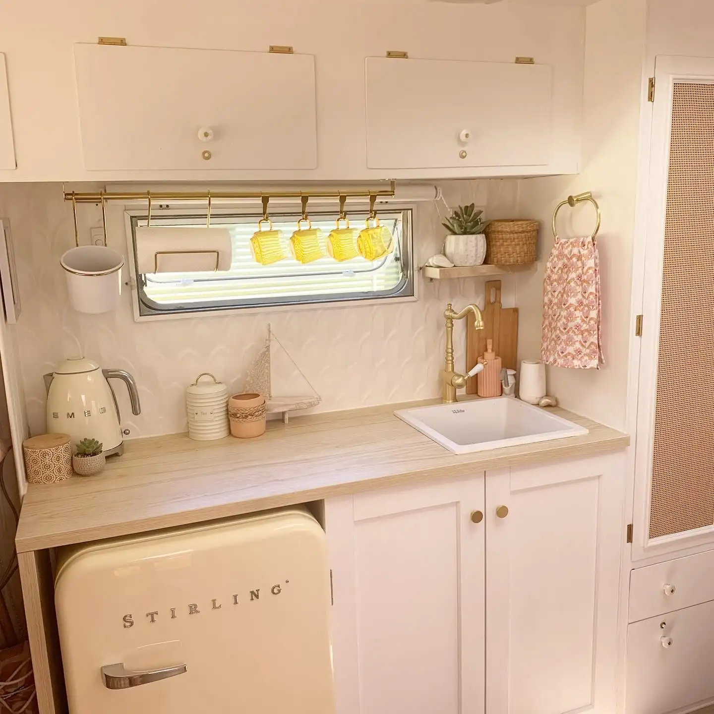 Choose Lift-Up Cabinet Doors So Nothing Swings Into Your Head