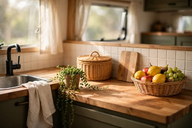 RV Countertop Organization Ideas for Tiny Kitchens