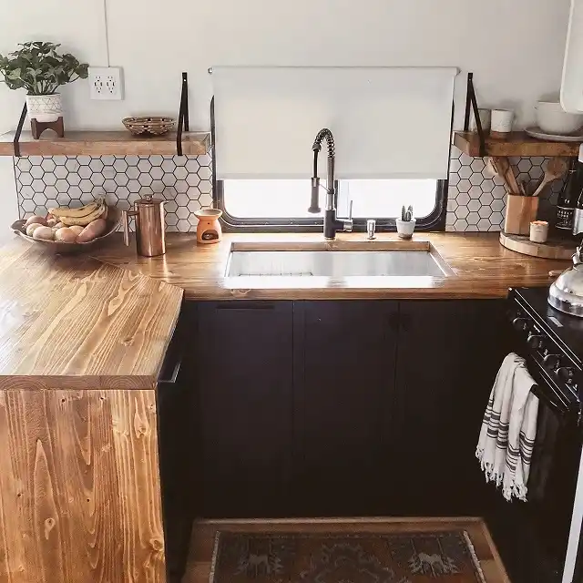 RV kitchen organization hacks