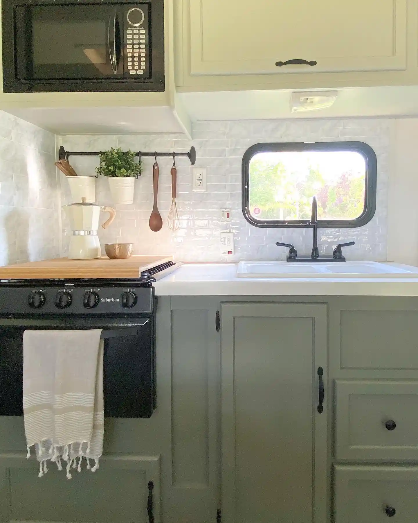 RV kitchen storage ideas