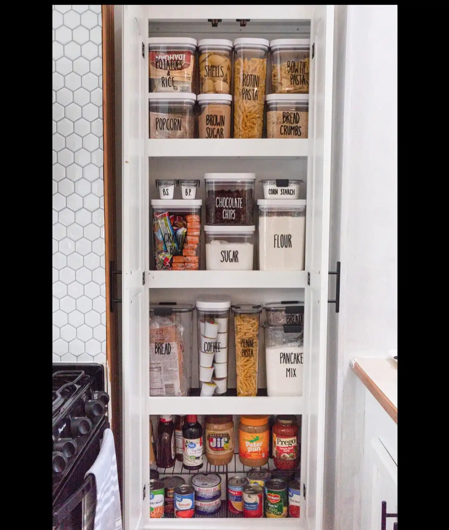 RV pantry organization