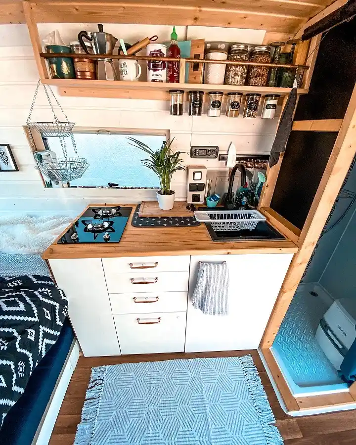 RV wall storage ideas